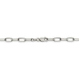 Sterling Silver 5mm Elongated Open Link Chain-WBC-QFC102-20