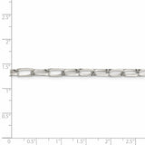 Sterling Silver 5mm Elongated Open Link Chain-WBC-QFC102-20