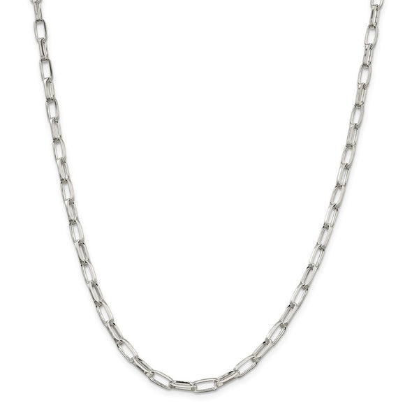 Sterling Silver 5mm Elongated Open Link Chain-WBC-QFC102-20