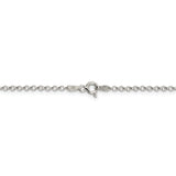 Sterling Silver 2mm Rolo Chain-WBC-QFC104-24