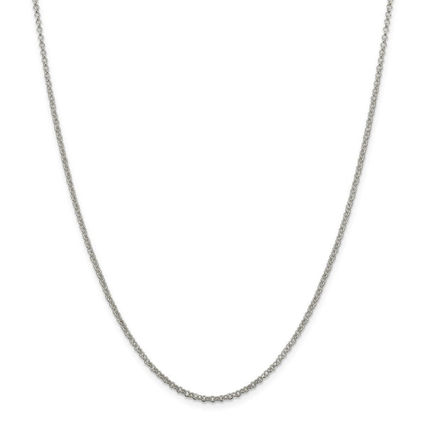 Sterling Silver 2mm Rolo Chain-WBC-QFC104-18