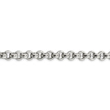 Sterling Silver 7.75mm Semi-solid Rolo Chain-WBC-QFC108-8