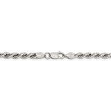 Sterling Silver 5.3mm Semi-solid Rope Chain-WBC-QFC119-24