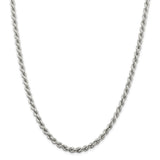 Sterling Silver 5.3mm Semi-solid Rope Chain-WBC-QFC119-18