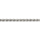 Sterling Silver 6.4mm Semi-solid Rope Chain-WBC-QFC120-24