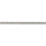 Sterling Silver Polished 3.15mm Curb Chain-WBC-QFC146-30