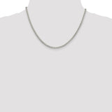 Sterling Silver Polished 3.15mm Curb Chain-WBC-QFC146-18