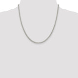 Sterling Silver Polished 3.15mm Curb Chain-WBC-QFC146-20