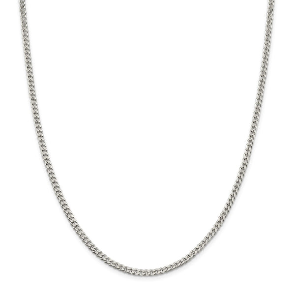 Sterling Silver Polished 3.15mm Curb Chain-WBC-QFC146-30