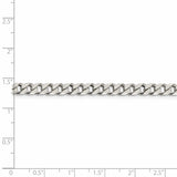 Sterling Silver Polished 5mm Curb Chain-WBC-QFC147-28