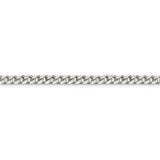 Sterling Silver Polished 3.5mm Curb Chain-WBC-QFC151-36