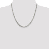Sterling Silver Polished 3.5mm Curb Chain-WBC-QFC151-20