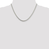 Sterling Silver 3.6mm Round Box Chain-WBC-QFC16-18