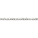 Sterling Silver 2.5mm Flat Rope Chain-WBC-QFC203-22