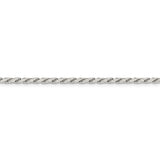 Sterling Silver 2.5mm Flat Rope Chain-WBC-QFC203-26