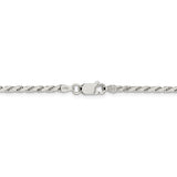Sterling Silver 2.5mm Flat Rope Chain-WBC-QFC203-7
