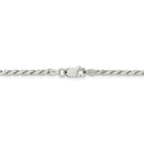 Sterling Silver 2.5mm Flat Rope Chain-WBC-QFC203-26