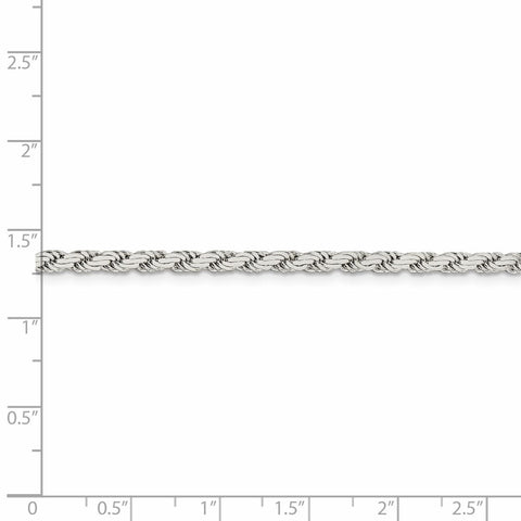 Sterling Silver 3.1mm Flat Rope Chain-WBC-QFC204-8
