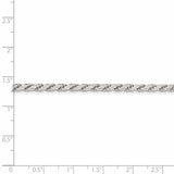 Sterling Silver 3.1mm Flat Rope Chain-WBC-QFC204-24