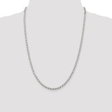 Sterling Silver 3.1mm Flat Rope Chain-WBC-QFC204-24