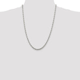 Sterling Silver 3.8mm Loose Rope Chain-WBC-QFC208-24