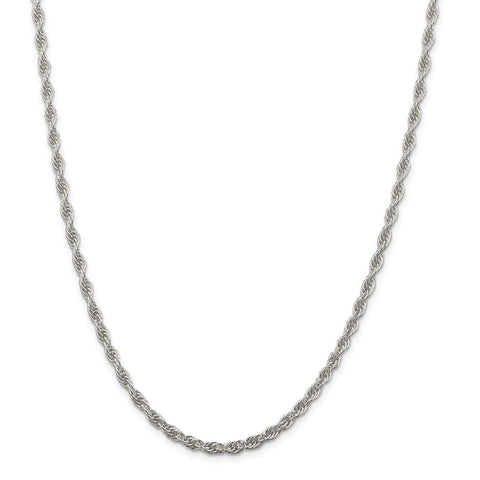 Sterling Silver 3.8mm Loose Rope Chain-WBC-QFC208-30