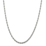 Sterling Silver 3.8mm Loose Rope Chain-WBC-QFC208-24