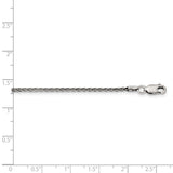 Sterling Silver Antiqued 1.6mm Solid Square Spiga Chain-WBC-QFC215-30
