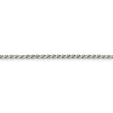 Sterling Silver 2.25mm Flat Rope Chain-WBC-QFC23-7