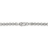 Sterling Silver 3mm Square Spiga Chain-WBC-QFC32-18