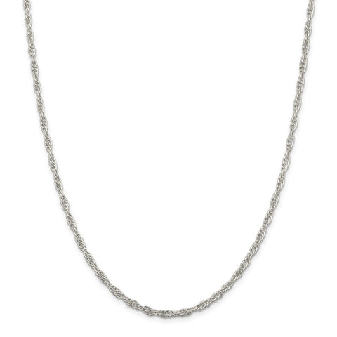 Sterling Silver 2.75mm Loose Rope Chain-WBC-QFC44-30