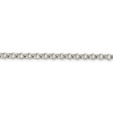 Sterling Silver 4mm Rolo Chain-WBC-QFC5-26