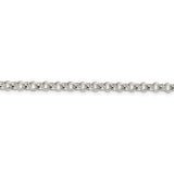 Sterling Silver 4mm Rolo Chain-WBC-QFC5-18