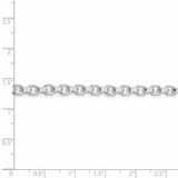 Sterling Silver 4mm Diamond-cut Rolo Chain-WBC-QFC50-8