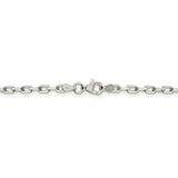 Sterling Silver 2.75mm Elongated Open Link Chain-WBC-QFC52-18