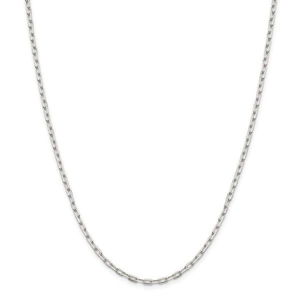 Sterling Silver 2.75mm Elongated Open Link Chain-WBC-QFC52-36