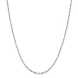 Sterling Silver 2.75mm Elongated Open Link Chain-WBC-QFC52-18