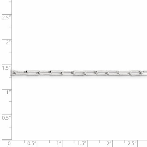 Sterling Silver 3.25mm Elongated Open Link Chain-WBC-QFC53-22