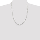 Sterling Silver 3.25mm Elongated Open Link Chain-WBC-QFC53-24