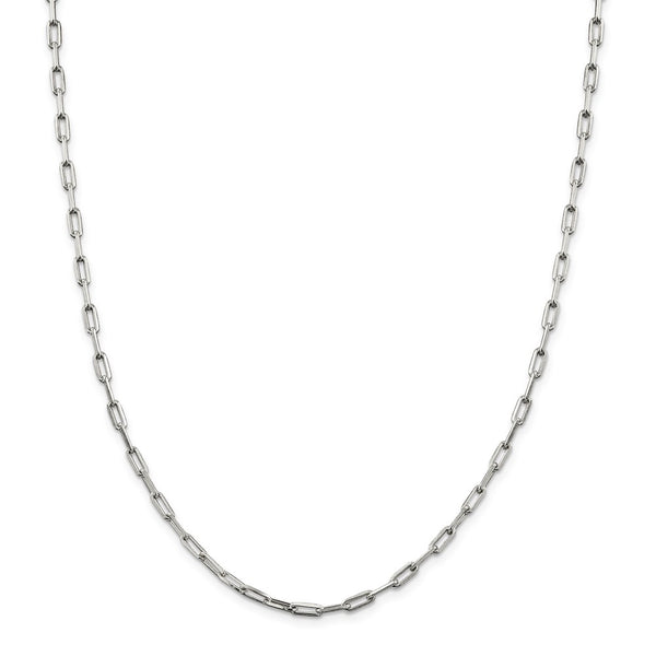 Sterling Silver 3.25mm Elongated Open Link Chain-WBC-QFC53-36