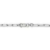 Sterling Silver 4.25mm Elongated Open Link Chain-WBC-QFC54-22