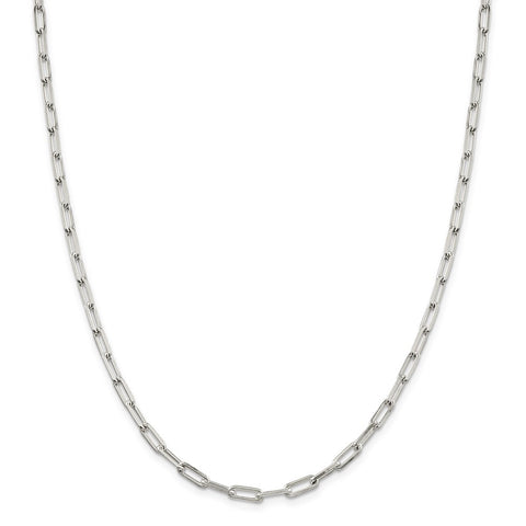 Sterling Silver 4.25mm Elongated Open Link Chain-WBC-QFC54-26