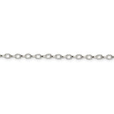 Sterling Silver 3mm Fancy Patterned Rolo Chain-WBC-QFC56-30