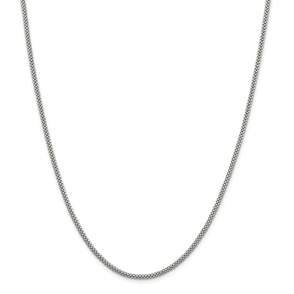 Sterling Silver 2.4mm Corona Chain-WBC-QFC63-24