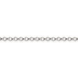Sterling Silver 3mm Rolo Chain-WBC-QFC74-28