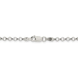Sterling Silver 3mm Rolo Chain-WBC-QFC74-36