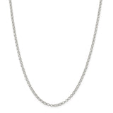 Sterling Silver 3mm Rolo Chain-WBC-QFC74-28