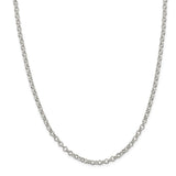 Sterling Silver 4mm Rolo Chain-WBC-QFC75-42
