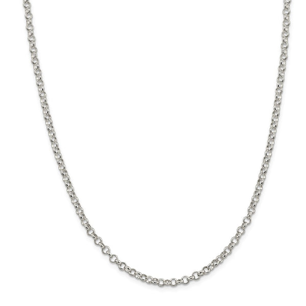 Sterling Silver 4mm Rolo Chain-WBC-QFC75-26