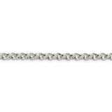 Sterling Silver 4.75mm Rolo Chain-WBC-QFC76-24